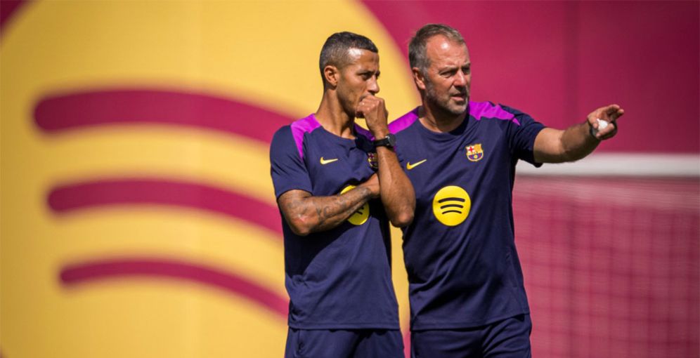 Thiago Alcántara se incorpora al Barça como asistente de Hansi Flick